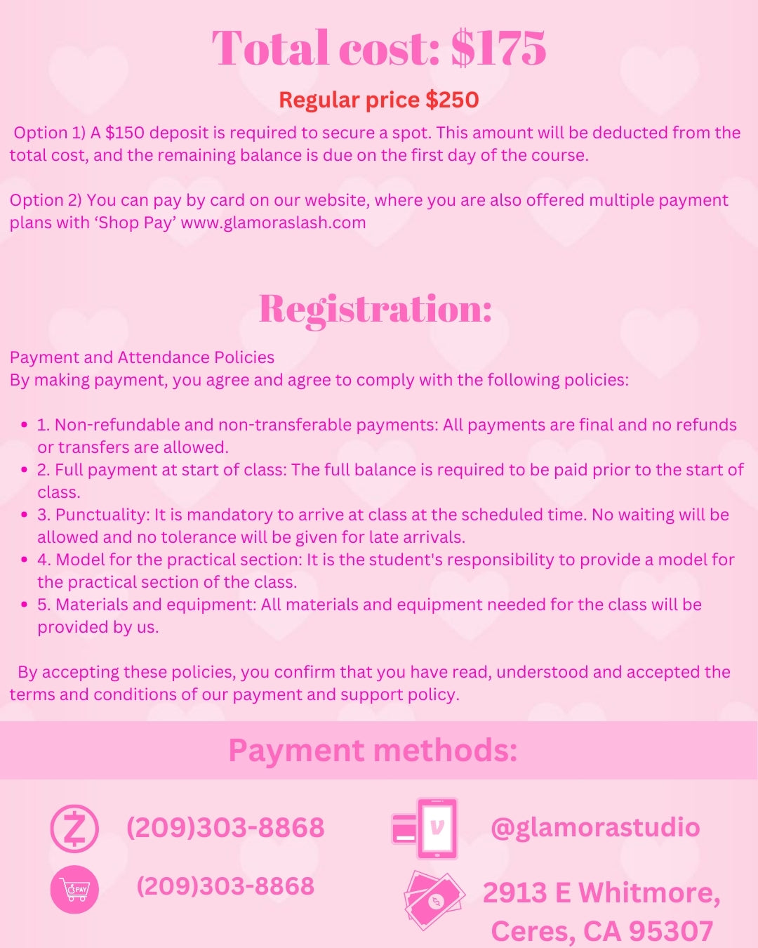 Lash Lift & Tint course