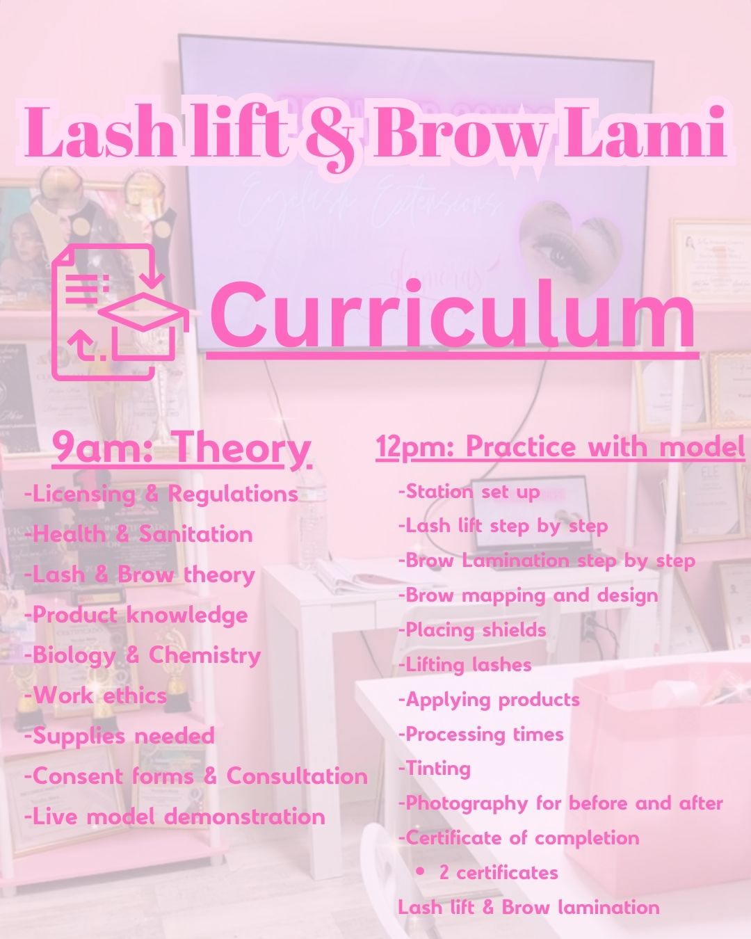 Lash lift & Brow lamination