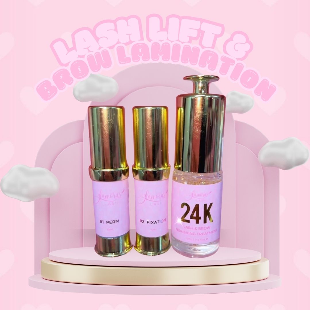 Kit de levantamiento de pestañas y laminación de cejas