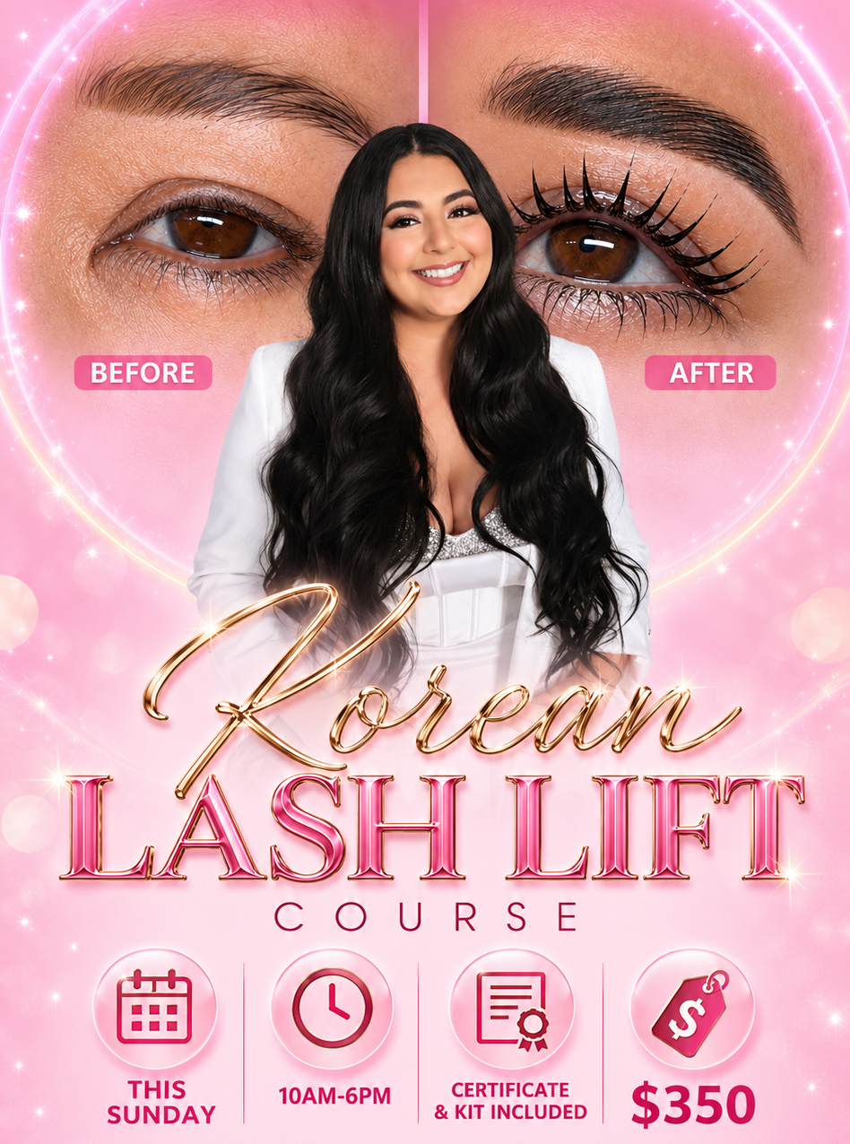 Korean lash lift