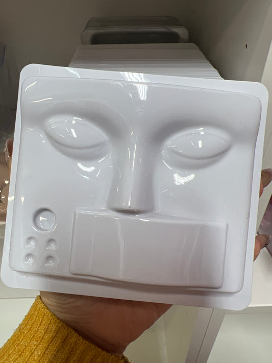 Plastic practice face