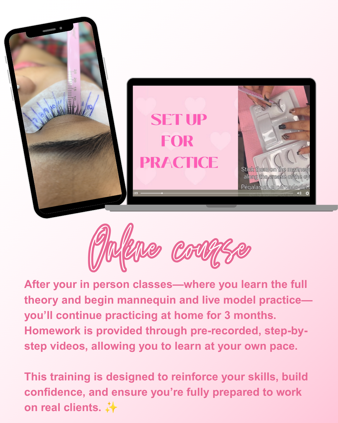 Beginner lash course 1:1