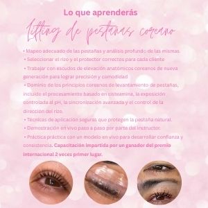 Korean Lift & Lamination Masterclass